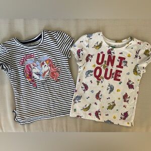 Unicorn Unique toddler shirt set size 5T